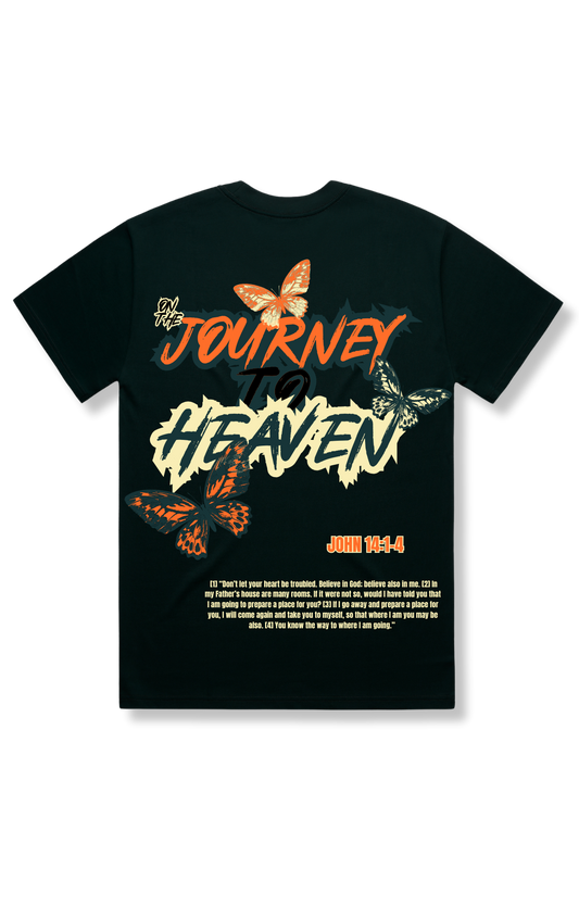 On The Journey To Heaven Tee - Dark Green Edition